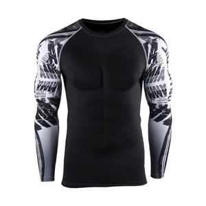 Ensemble Rash Guard de Compression Imprimé Personnalisé pour Hommes, Protection Anti-échaudures, Short de Jiu Jitsu BJJ MMA, Vêtements de Combat, Prix de Gros - Product Image 1