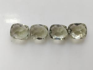 พลอยอะมีทิสต์สีเขียว 10x12 มม. ทรงคุชชั่นเจียระไนแบบเว้า - Product Image 5