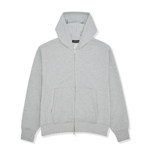 Personalizado de los hombres de cremallera completa sudaderas con capucha Streetwear peso pesado de algodón boxy fit Pullover sudaderas con capucha para los hombres - Product Image 4