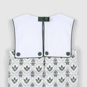 BC1449 - Combinaison de jardin Safari avec détails brodés à la main ODM/OEM Automne Sans manches Certifiée OEKO-TEX Écologique - Product Image 3