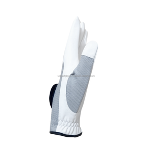 Custom Logo High Quality Genuine Leather Golf <b>Gloves</b> for Women & Men Breathable <b>Mesh</b> Features Made in Indonesia for Sports - Product Image 3