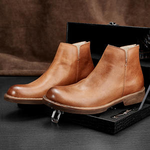 Chaussures de ville en cuir de porc de haute qualité avec revêtement imperméable et semelle intérieure souple pour hommes - Product Image 3