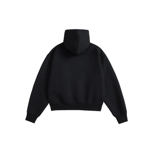 Sudaderas cortas con capucha Cleanfit Y2K para Hombres y Mujeres 2000S moda coreana chándal gris con Bolsillo grande 100% Sudadera con capucha de algodón - Product Image 4