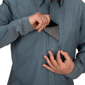 Camisa abotonada para hombre de tendencia superior, hecha a medida, ligera, fácil de usar, transpirable, cómoda, abotonada, con Material duradero - Product Image 4