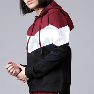 Wholesale Custom Women's Stylish High Quality Hooded Sweatshirts Casual <b>Winter</b> <b>Top</b> with Front Logo Breathable Good Material - Product Image 2