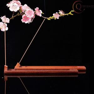 Porte-encens en bois artistique pour bâtonnets d'encens, adapté aux centres de yoga, de méditation et de spa - Product Image 4