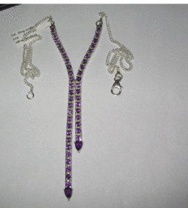 Collier en améthyste naturelle Shah Gems pour femme, en argent sterling 925, collier puissant, accessoire de mode - Product Image 1