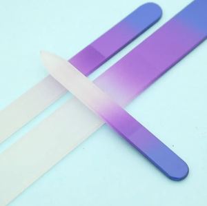 Lima de uñas de vidrio profesional para uñas Lima de cristal duradera Nuevo diseño Herramientas de manicura de Arte de uñas - Product Image 5