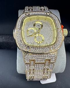 Premium 14K Iced out Presidential Square Moissanite Reloj de alta calidad 925 Plata Unisex Estilo Hip Hop Relojes mecánicos - Product Image 5