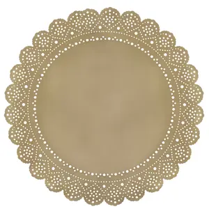 Assiette de charge en laiton personnalisable écologique marron au design moderne forme irrégulière vaisselle et assiettes les plus vendues en gros - Product Image 4