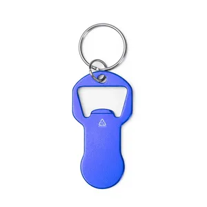 Apribottiglie Ecologico a Forma di Trottole, Gadget Promozionale Eco-Sostenibile con Moschettone e Portachiavi - Product Image 3