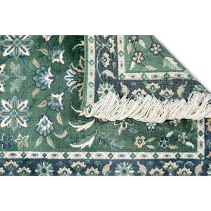 Tapis de prière musulman carré en viscose tissée moderne, lavable, à motifs floraux, avec dos antidérapant, disponible en gros - Product Image 2