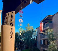 Feng Shui arbre de vie 7 pierres Chakra cristal brut pierres précieuses décoration murale Yoga méditation ornements suspendus
