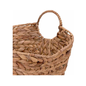 Panier de rangement personnalisé en rotin grande jacinthe d'eau poignées bonne vente d'artisanat pour le stockage du linge Service OEM disponible - Product Image 3