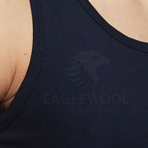 เสื้อกล้าม EAGELWOOL สกรีนโลโก้ตามสั่ง ขายดี คุณภาพสูง สำหรับผู้ชาย สปอร์ต ระบายอากาศ แห้งเร็ว น้ำหนัก 140 กรัม - Product Image 6