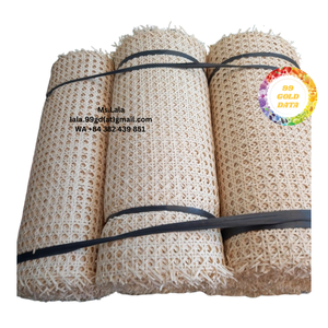 Hand-woven cane webbing <b>sheet</b> showcasing clean texture and durability, popular for minimalist spaces and warm decor styles - Product Image 3