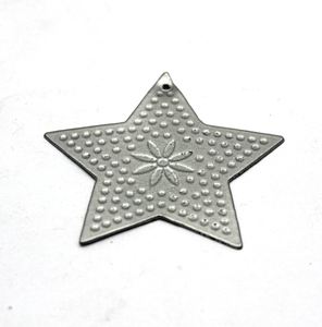 New Decorative Iron Star Coaster 23 <b>Gauge</b> Matt Silver PC For Home Decorative Christmas Decorative Handmade Customized - Product Image 1