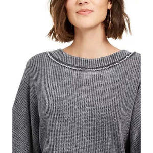 Top nero XX-Large in stile casual da ragazzo American Rag con maniche dolman testurizzate - Product Image 2