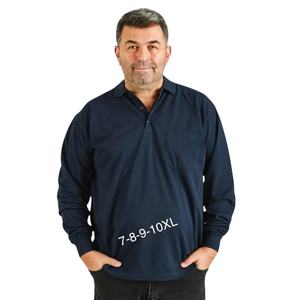 T-shirt à manches longues rayé pour homme, fabriqué en tissu doux et confortable, grande taille 7 8 9 10 XL 30/1, vêtements décontractés pour homme - Product Image 6