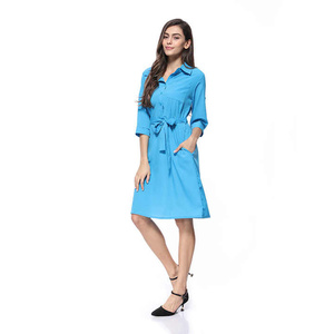 Vestido de tubo clásico de poliéster Spandex con elegante corte delgado y tela transpirable Ideal para ropa de oficina y de negocios - Product Image 5