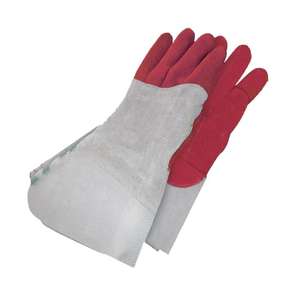 Soldador TIG de cuero de piel de venado de grano 2025 con guantes eléctricos de parche de calor y puños de 5,5 "para mayor destreza y durabilidad - Product Image 3