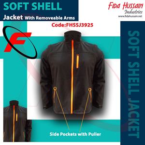 Veste Softshell de meilleure qualité pour hommes veste Softshell coupe-vent veste Softshell à séchage rapide pour usage domestique - Product Image 3