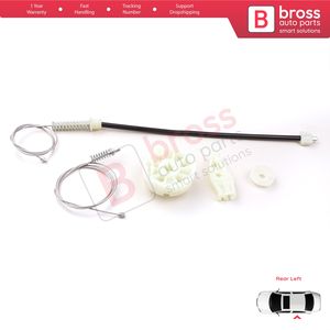 BWR912 Kit de reparación de regulador de ventana trasera izquierda para 206 CC 2D T16 2000-2008 2 puertas Coupe Cabrio 922357 Bross Auto Parts - Product Image 4