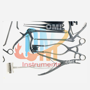 ชุดเครื่องมือผ่าตัดกระดูกสันหลังแบบลามิเนคโทมี คุณภาพพรีเมียม 35 ชิ้น ผลิตจากสแตนเลสเคลือบสีดำ ได้รับการรับรองมาตรฐาน CE - Product Image 3