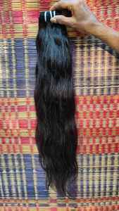 100% Human <b>Hair</b> Luxury Weaving <b>Extensions</b> Cuticle Aligned Indian Virgin Remy <b>Hair</b> Machine Double Weft Natural Colors - Product Image 3