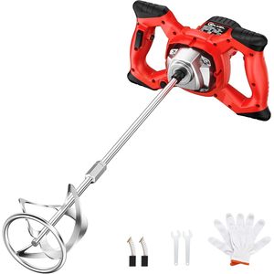NOUVEAU Mélangeur de ciment et de mortier électrique portable 2400W, 6 vitesses réglables, 110V, mélangeur de boue portatif, mélangeur de ciment à moteur diesel - Product Image 5