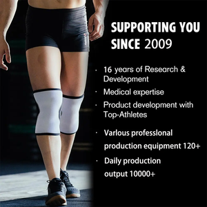 Manchons de genou unisexes OEM, compression sportive, musculation, haltérophilie, respirant, anti-UV, séchage rapide, thermique, hiver, 7 mm - Product Image 5