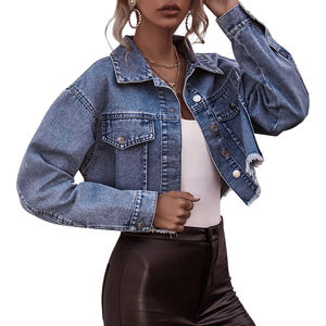 Dernier modèle de veste en jean d'hiver de haute qualité pour femmes veste en jean respirante et légère pour femmes - Product Image 3