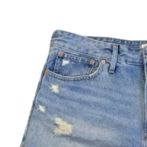 Wholesale New Women's Mid Waist <b>Denim</b> Shorts Distress Style Summer Shorts 100% Cotton High Quality - Product Image 3