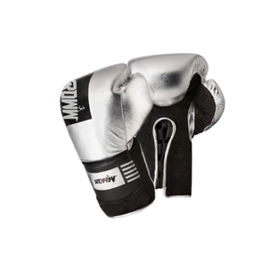 Gants de boxe en cuir véritable à lacets, de 8 à 12 onces, au meilleur prix - Product Image 1