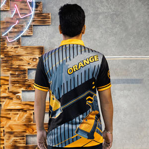 Alta calidad de fabricación de fábrica para hombres y mujeres 100% poliéster totalmente sublimado Polo Jerseys para la venta hombres Polo camisetas - Product Image 3