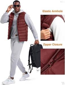 Chaleco Acolchado para Hombre, 100% Poliéster, Invierno, Casual, Transpirable, Personalizable, Alta Calidad, Cierre, 220g, Mejor Precio - Product Image 3