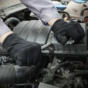 Guantes DE TRABAJO resistentes y duraderos para seguridad en la construcción Ajuste confiable y cómodo para constructores Contratistas Cuero - Product Image 4