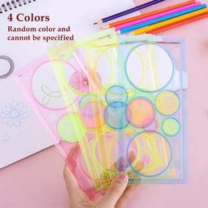 Spirographe Plastic Drawing Board <b>Set</b> for Kids <b>PC</b> Material EN71 Certified DIY Writing Tablet in Box - Product Image 6
