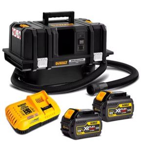 KIT COMBO EXTRACTEUR DE POUDRE ET ASPIRATEUR SANS FIL T-STAK M-CLASS XR Li-ion 54V 6.0Ah DCV586MT2-XE – NOUVEAU, MEILLEURES VENTES - Product Image 1