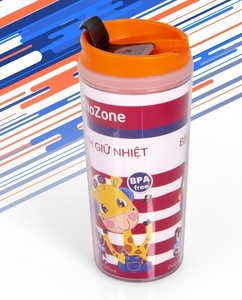 Botella térmica sostenible de estilo coreano moderno Botella de viaje de 500ml con tapa Vasos de plástico PP vietnamita - Product Image 3