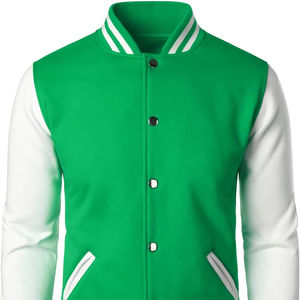 Chaquetas Bomber Varsity Elegantes al por Mayor, Chaquetas de Lona Personalizadas con Bordado para Escuelas, Equipos Deportivos, Estilo Urbano, OEM - Product Image 1