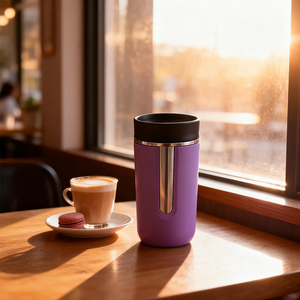 BPA Free Nomad stanless steel insulated 17 oz Small Coffee <strong>Nespresso</strong> <strong>Travel</strong> <strong>Mug</strong> for Car Use <strong>Travel</strong> Office Outdoor - Product Image 4