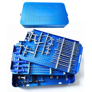 Juego de instrumentos de reconstrucción ACL PCL Manual de alta calidad, herramientas de artroscopia ortopédica de acero inoxidable con caja de esterilización - Product Image 3