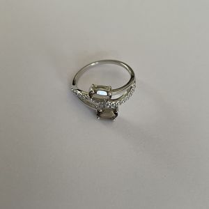 Shah Gems Women's Handmade Boho Style 925 Sterling Silver <b>Ring</b> Natural Smoky Quartz for Everyday Wear and Promises - Product Image 3
