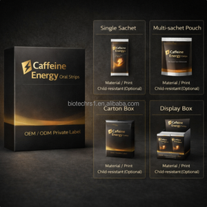 Complément énergétique à la caféine de qualité supérieure, film énergétique, vitamine, stimulant énergétique, pré-entraînement, protéines de musculation, bandelettes énergétiques orales à la caféine - Product Image 3