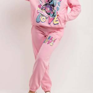 การออกแบบล่าสุดระบายอากาศวอร์มผู้หญิงวอร์มผ้าฝ้ายหญิง OEM โลโก้การฝึกอบรมที่กําหนดเองสไตล์ชุดกีฬาสําหรับเด็กผู้หญิง - Product Image 2