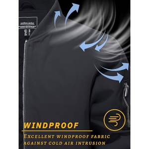 Winter Bomber Professional Outdoor Trending Softshell Utility Sportswear Thin Stand <b>Collar</b> Men Full Warm <b>Jackets</b> - Product Image 3