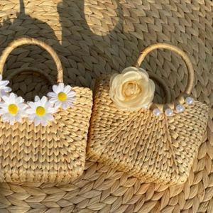 Bolsa Decorativa de Jacinto de Agua, Bolsa de Playa, Bolsa de Viaje, Bolsa para Fotografía, Diseño Simple con Forro de Tela - Product Image 3