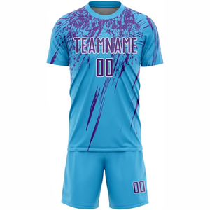 เสื้อฟุตบอลสำหรับทุกเพศเสื้อเจอร์ซีย์ผ้านุ่มระบายอากาศได้ดีแห้งเร็วป้องกันแบคทีเรีย100% ผ้าโพลีเอสเตอร์ - Product Image 5