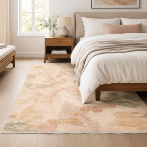 Tapis lavable abstrait Umbra Bone RW3037 de Rug Weavers, chenille lavable, 10 tailles, vente en gros et dropshipping - Product Image 5